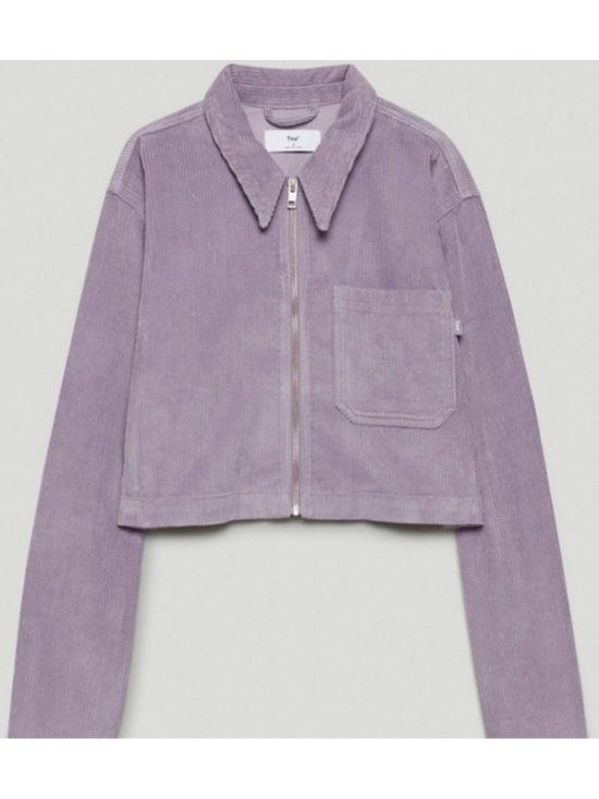 Aritzia Jackets & Blazers - Aritzia TNA Dixon Corduroy Cropped Jacket Purple Ash